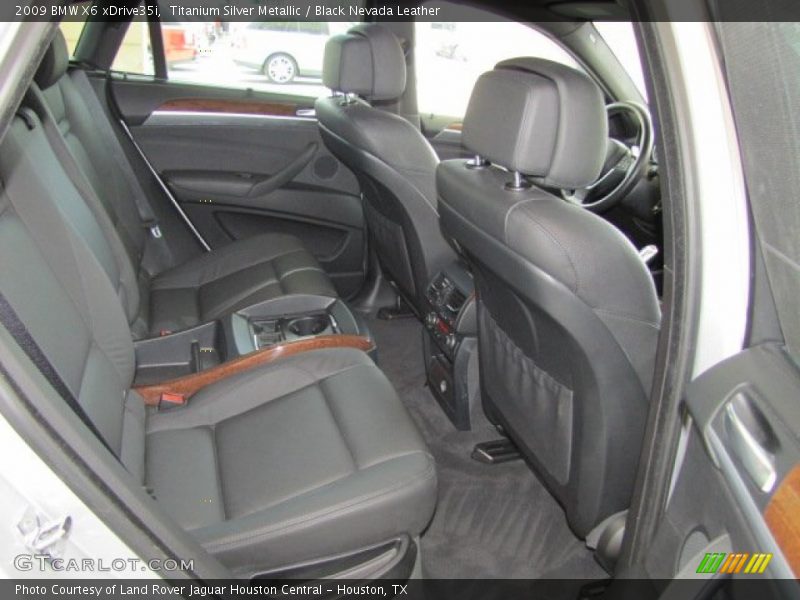 Titanium Silver Metallic / Black Nevada Leather 2009 BMW X6 xDrive35i
