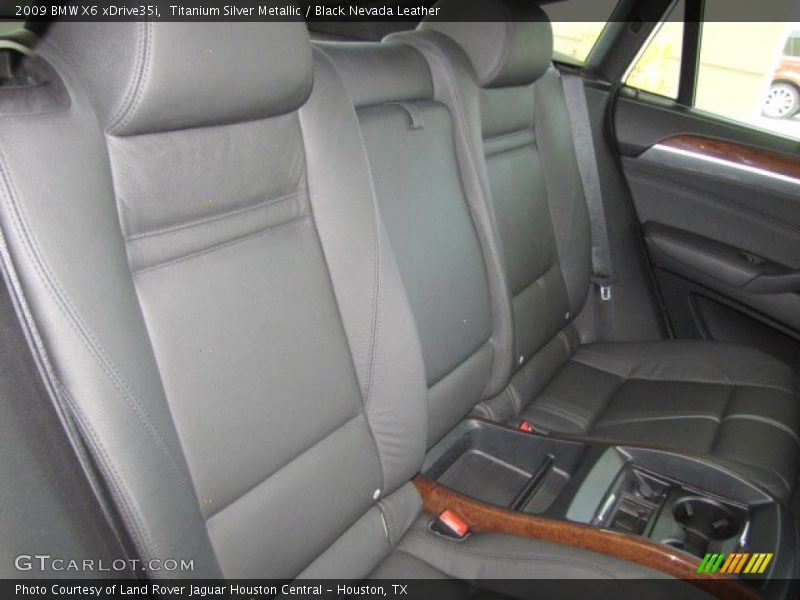 Titanium Silver Metallic / Black Nevada Leather 2009 BMW X6 xDrive35i
