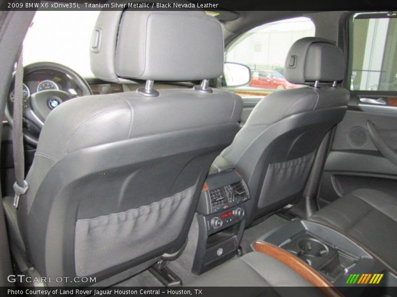 Titanium Silver Metallic / Black Nevada Leather 2009 BMW X6 xDrive35i