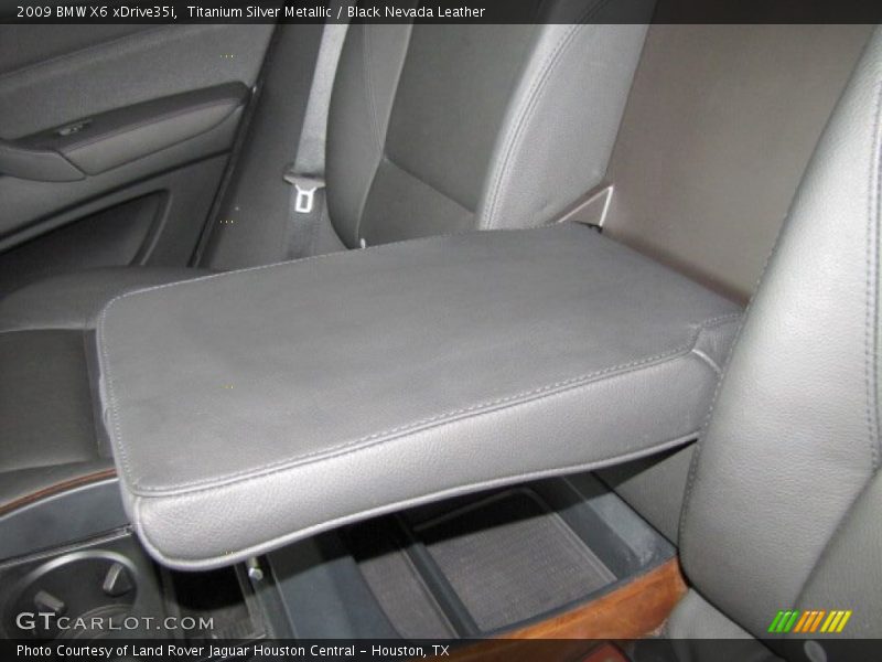 Titanium Silver Metallic / Black Nevada Leather 2009 BMW X6 xDrive35i