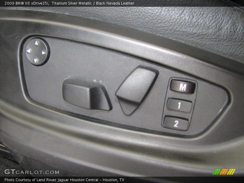 Titanium Silver Metallic / Black Nevada Leather 2009 BMW X6 xDrive35i