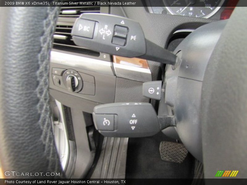Titanium Silver Metallic / Black Nevada Leather 2009 BMW X6 xDrive35i