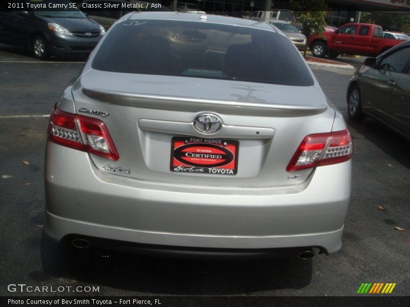 Classic Silver Metallic / Ash 2011 Toyota Camry SE