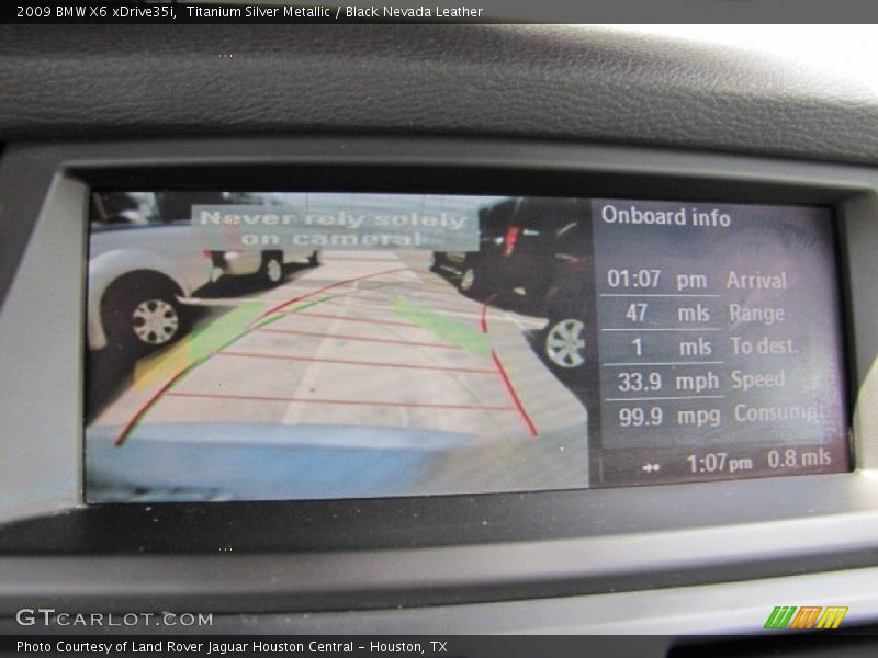 Titanium Silver Metallic / Black Nevada Leather 2009 BMW X6 xDrive35i