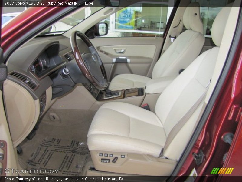 Ruby Red Metallic / Taupe 2007 Volvo XC90 3.2