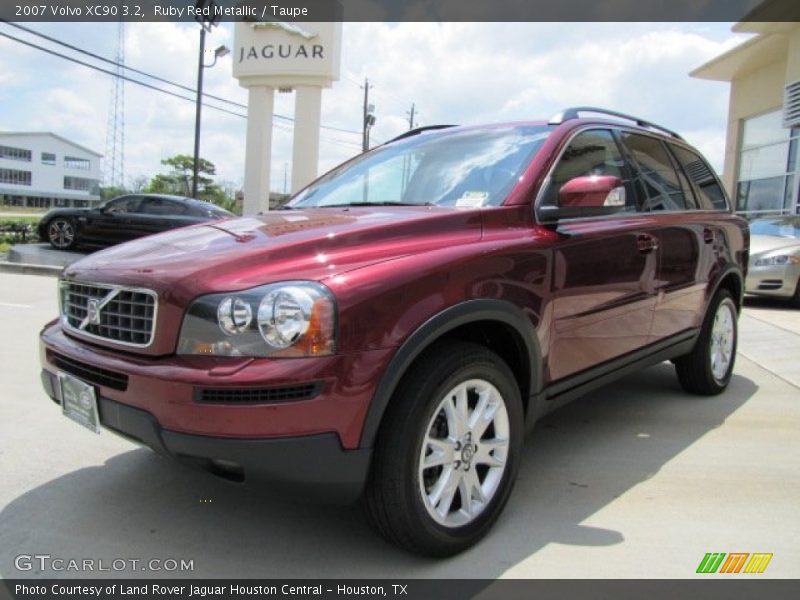 Ruby Red Metallic / Taupe 2007 Volvo XC90 3.2