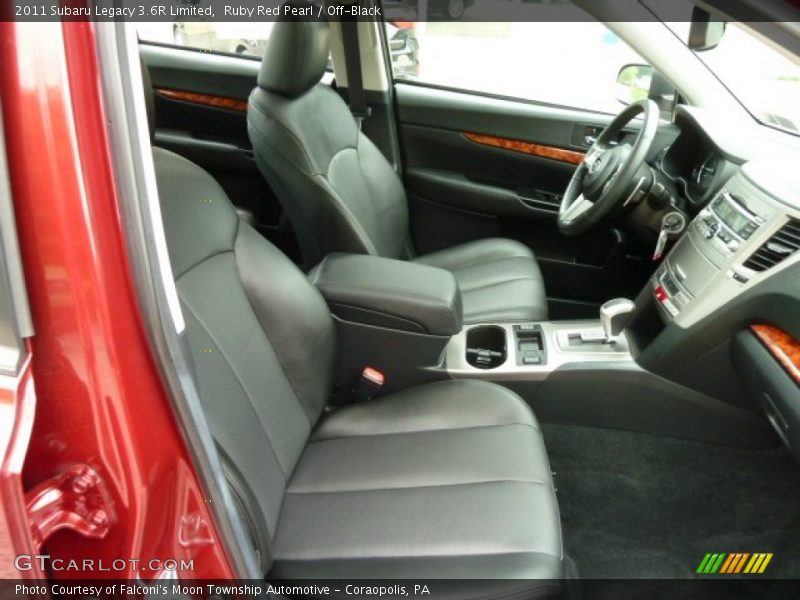 Ruby Red Pearl / Off-Black 2011 Subaru Legacy 3.6R Limited