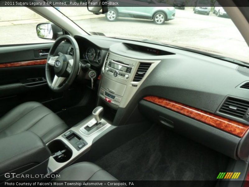 Ruby Red Pearl / Off-Black 2011 Subaru Legacy 3.6R Limited