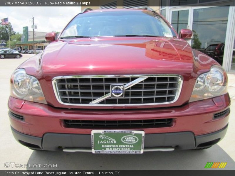 Ruby Red Metallic / Taupe 2007 Volvo XC90 3.2
