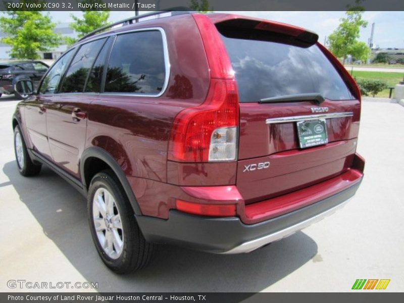 Ruby Red Metallic / Taupe 2007 Volvo XC90 3.2