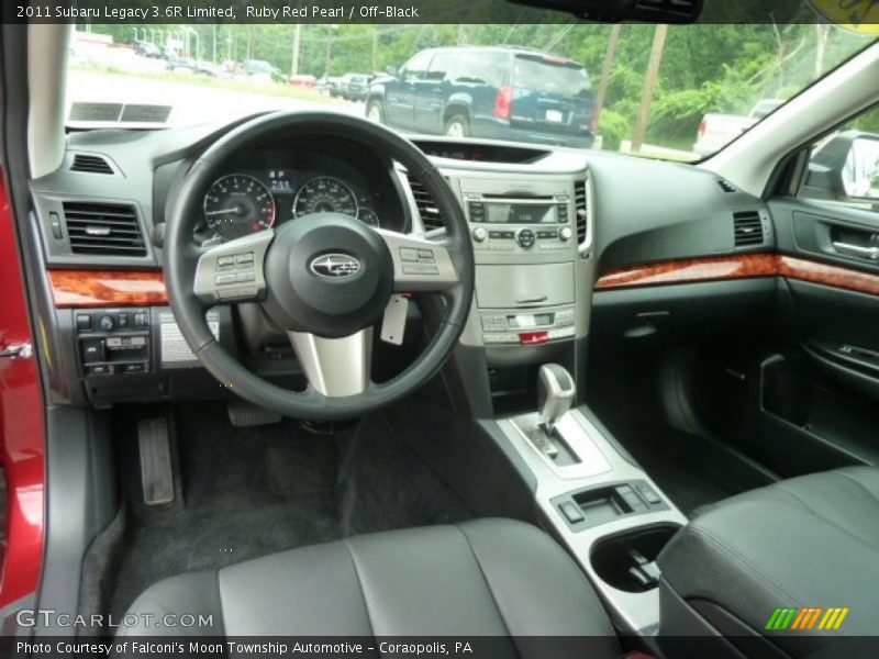 Off-Black Interior - 2011 Legacy 3.6R Limited 