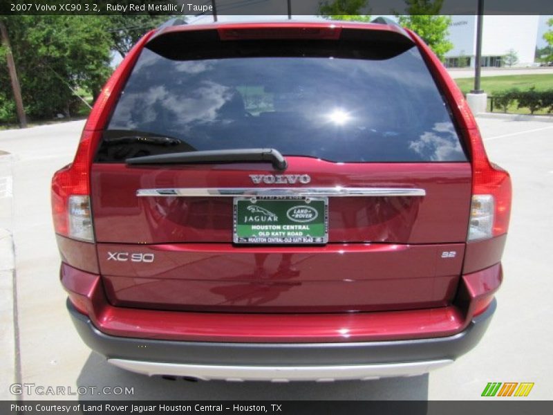 Ruby Red Metallic / Taupe 2007 Volvo XC90 3.2