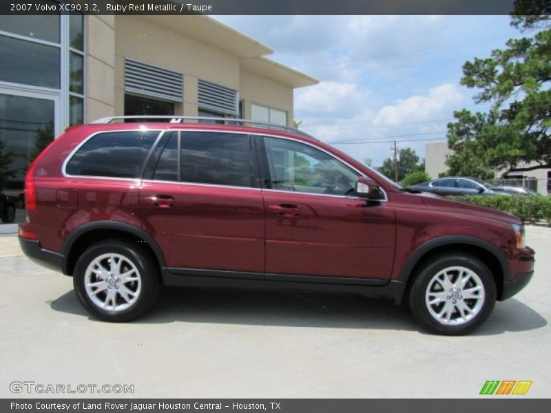 Ruby Red Metallic / Taupe 2007 Volvo XC90 3.2