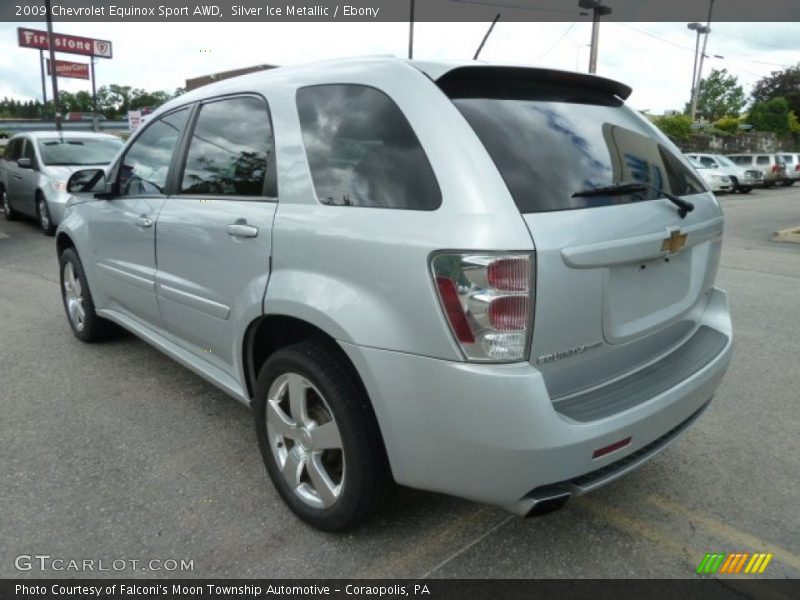 Silver Ice Metallic / Ebony 2009 Chevrolet Equinox Sport AWD