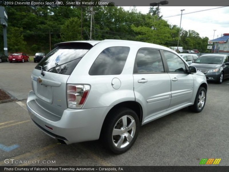 Silver Ice Metallic / Ebony 2009 Chevrolet Equinox Sport AWD