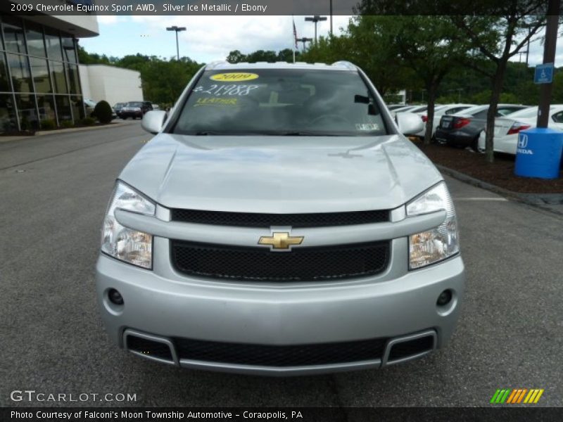 Silver Ice Metallic / Ebony 2009 Chevrolet Equinox Sport AWD
