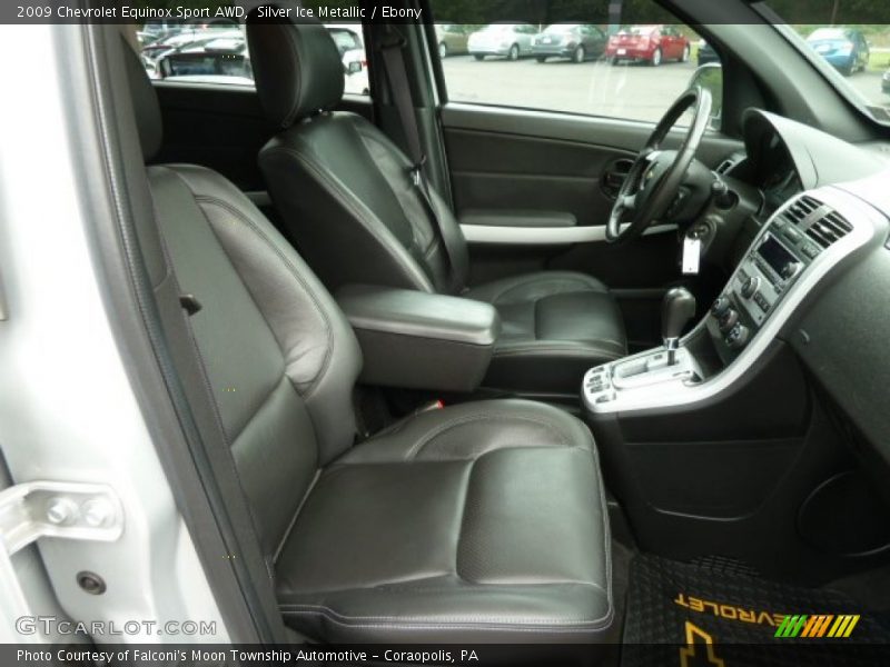 Silver Ice Metallic / Ebony 2009 Chevrolet Equinox Sport AWD