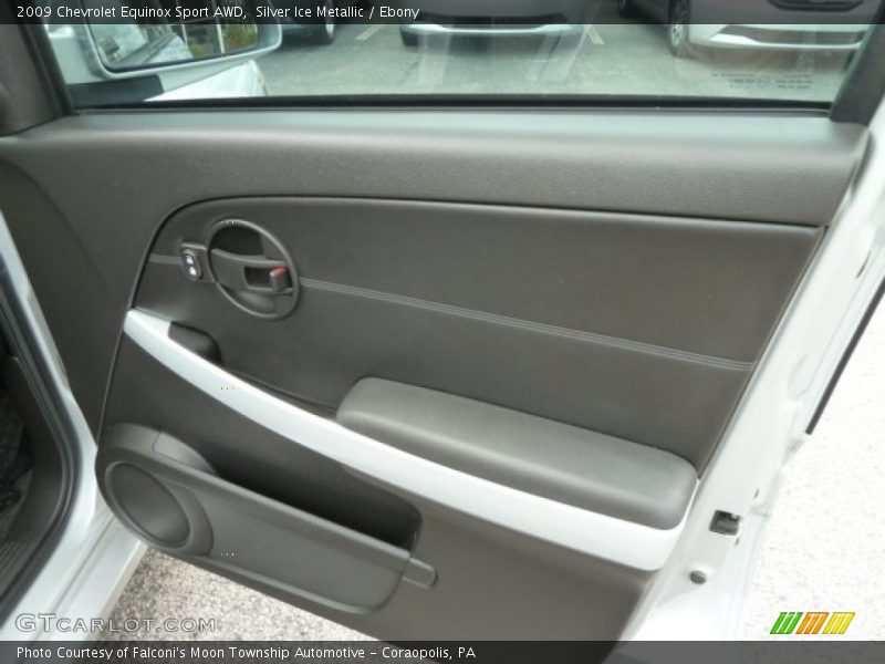 Silver Ice Metallic / Ebony 2009 Chevrolet Equinox Sport AWD