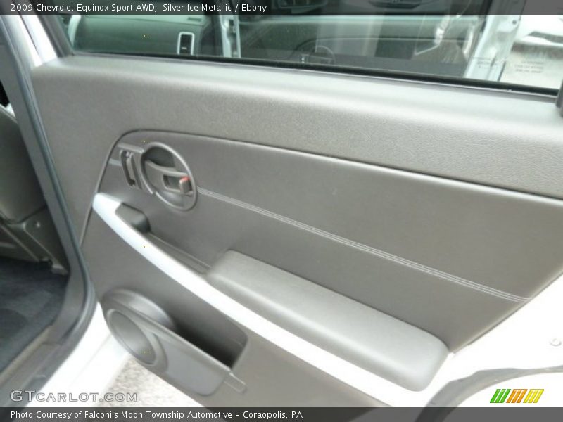 Silver Ice Metallic / Ebony 2009 Chevrolet Equinox Sport AWD