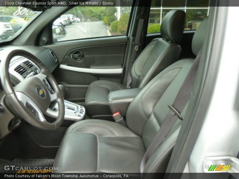 Silver Ice Metallic / Ebony 2009 Chevrolet Equinox Sport AWD