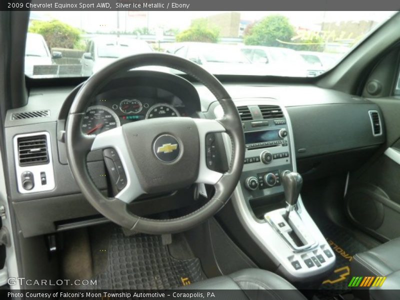 Silver Ice Metallic / Ebony 2009 Chevrolet Equinox Sport AWD