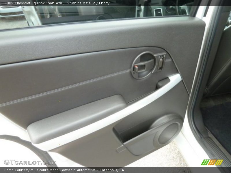 Silver Ice Metallic / Ebony 2009 Chevrolet Equinox Sport AWD