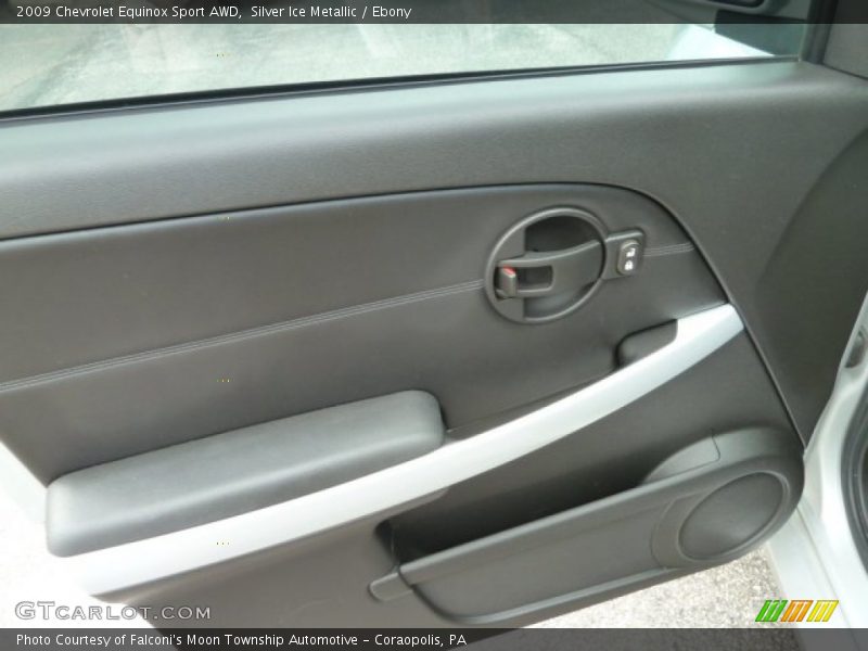 Silver Ice Metallic / Ebony 2009 Chevrolet Equinox Sport AWD
