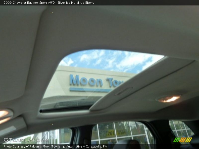 Silver Ice Metallic / Ebony 2009 Chevrolet Equinox Sport AWD