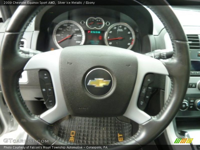 Silver Ice Metallic / Ebony 2009 Chevrolet Equinox Sport AWD