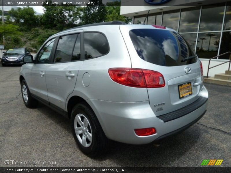 Bright Silver / Gray 2009 Hyundai Santa Fe GLS 4WD