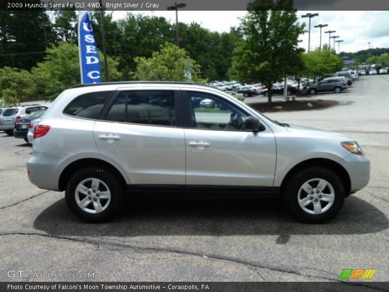 Bright Silver / Gray 2009 Hyundai Santa Fe GLS 4WD