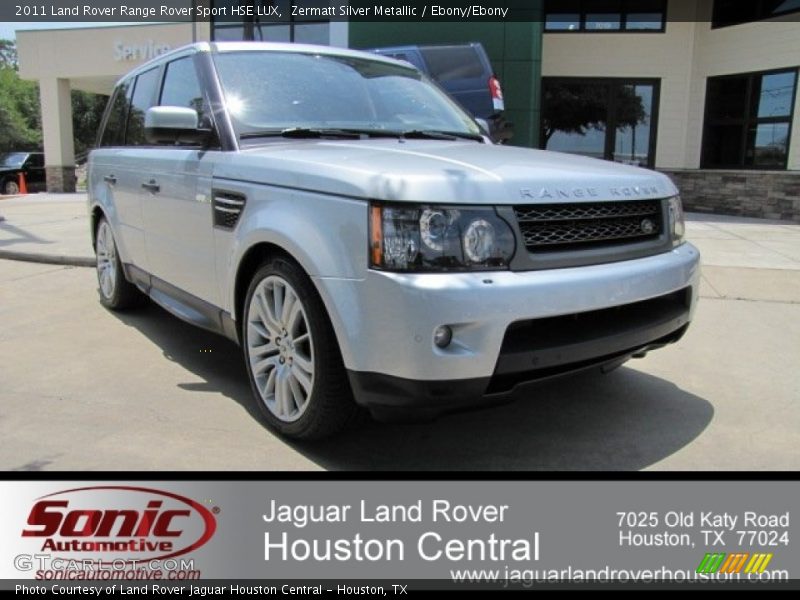 Zermatt Silver Metallic / Ebony/Ebony 2011 Land Rover Range Rover Sport HSE LUX