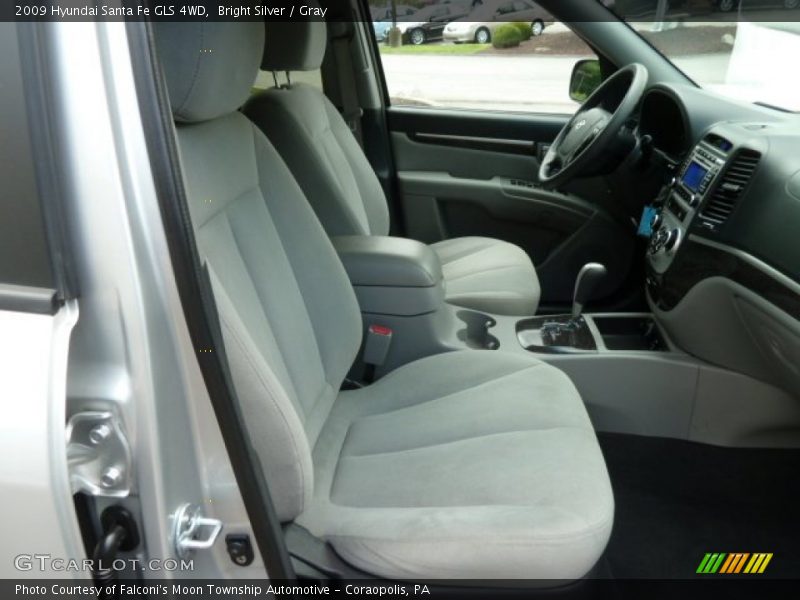 Bright Silver / Gray 2009 Hyundai Santa Fe GLS 4WD