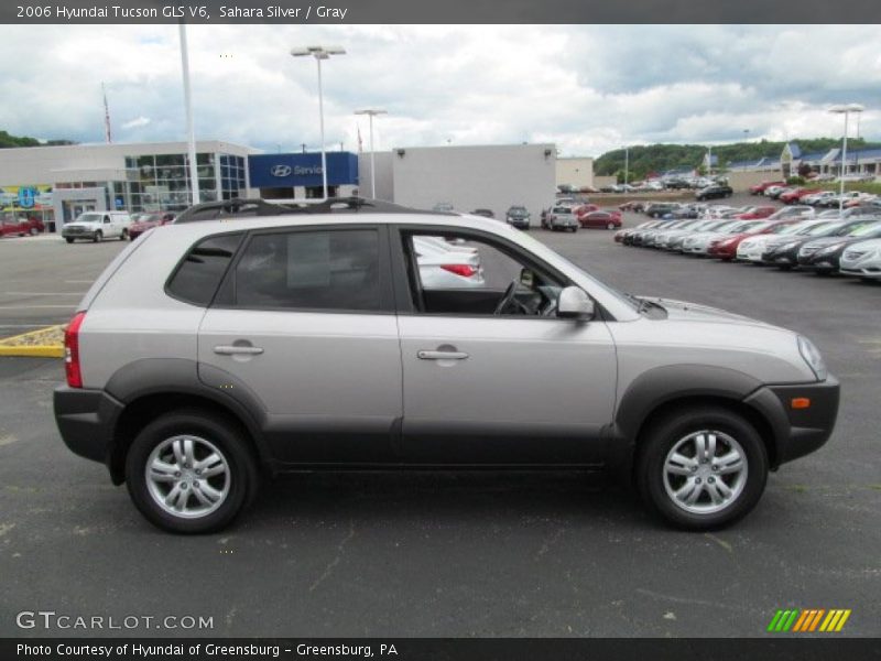 Sahara Silver / Gray 2006 Hyundai Tucson GLS V6