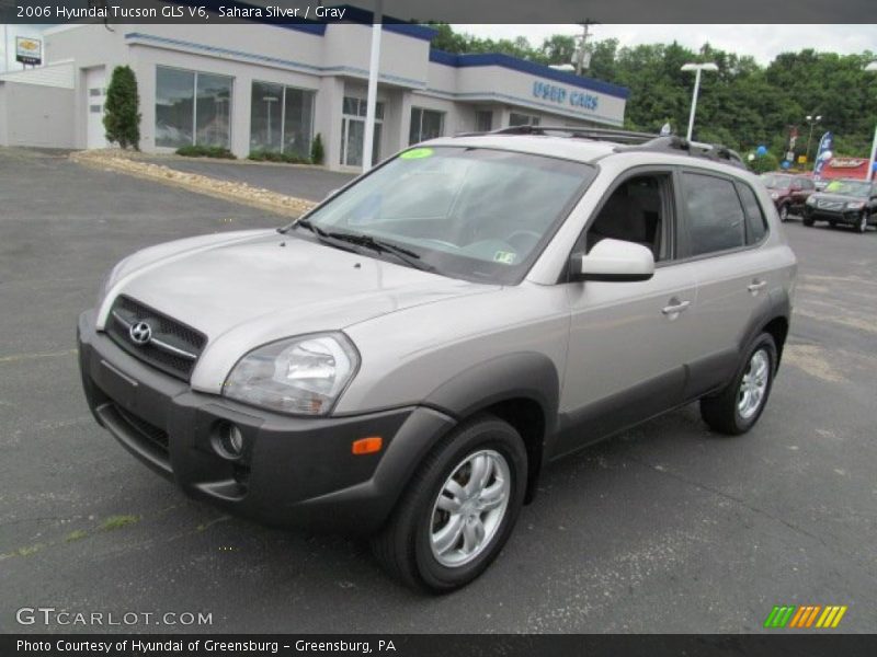 Sahara Silver / Gray 2006 Hyundai Tucson GLS V6