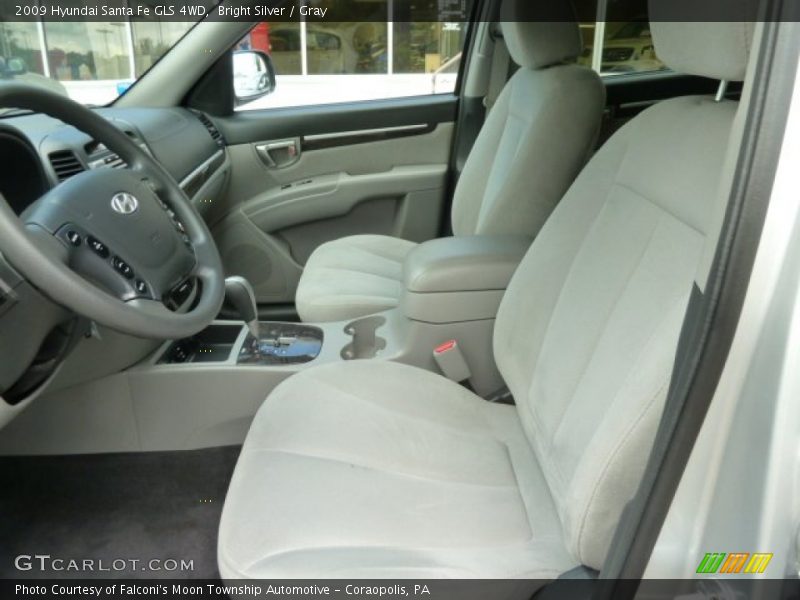 Bright Silver / Gray 2009 Hyundai Santa Fe GLS 4WD
