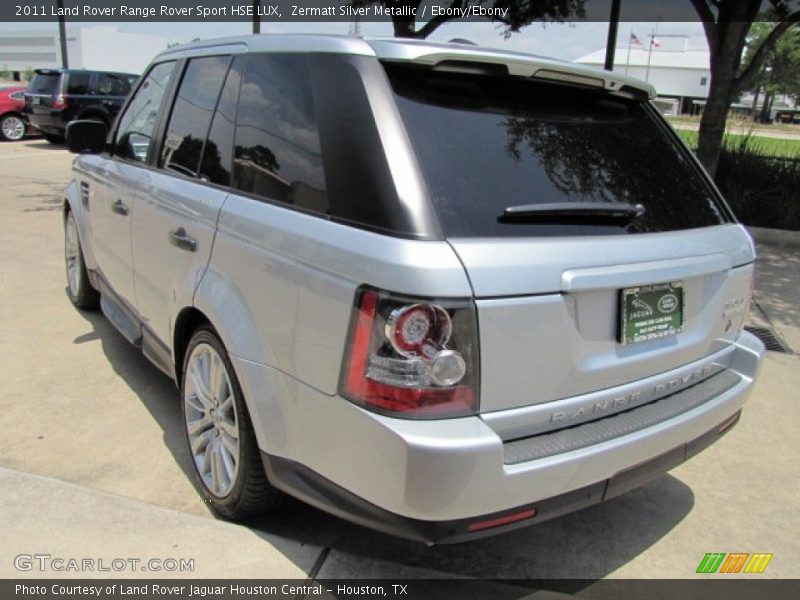 Zermatt Silver Metallic / Ebony/Ebony 2011 Land Rover Range Rover Sport HSE LUX