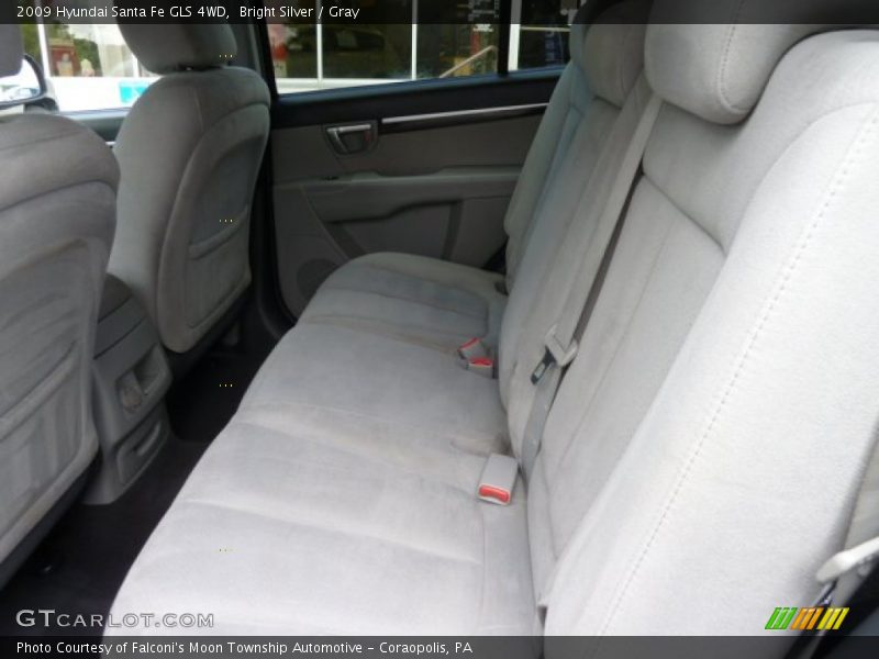Bright Silver / Gray 2009 Hyundai Santa Fe GLS 4WD