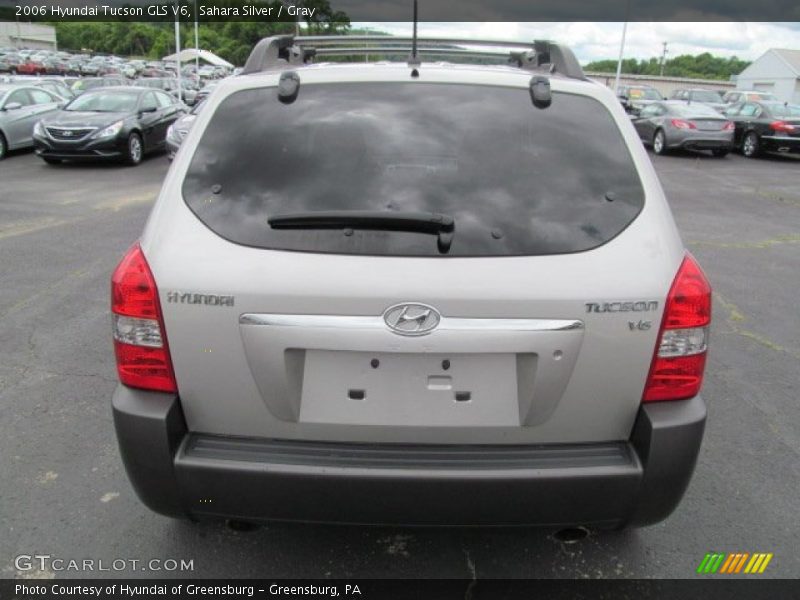 Sahara Silver / Gray 2006 Hyundai Tucson GLS V6