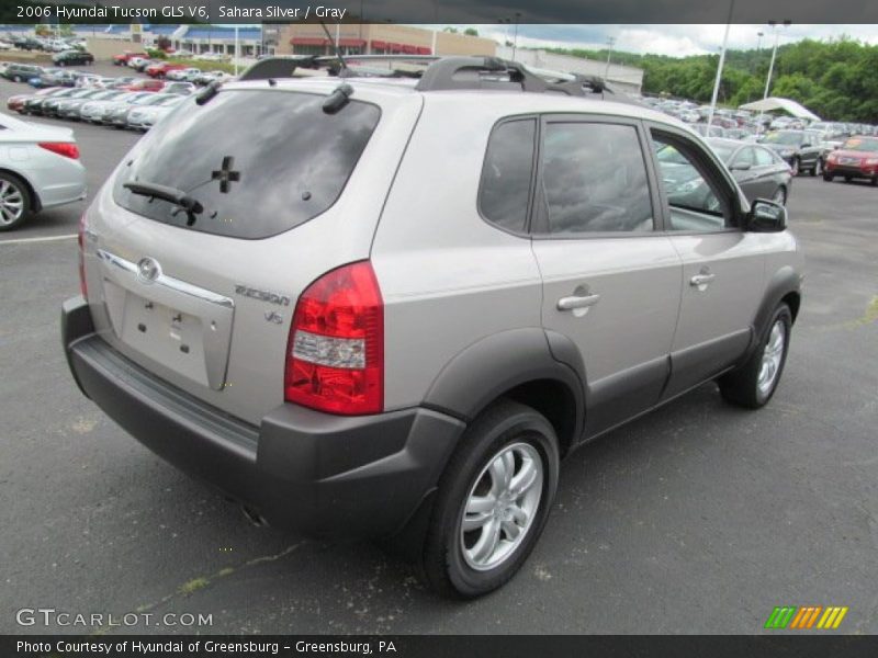 Sahara Silver / Gray 2006 Hyundai Tucson GLS V6