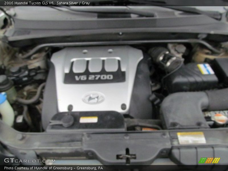 Sahara Silver / Gray 2006 Hyundai Tucson GLS V6