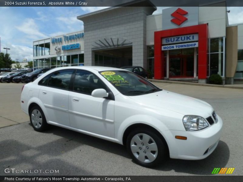 Absolute White / Gray 2004 Suzuki Forenza S