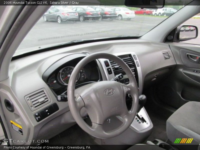 Sahara Silver / Gray 2006 Hyundai Tucson GLS V6