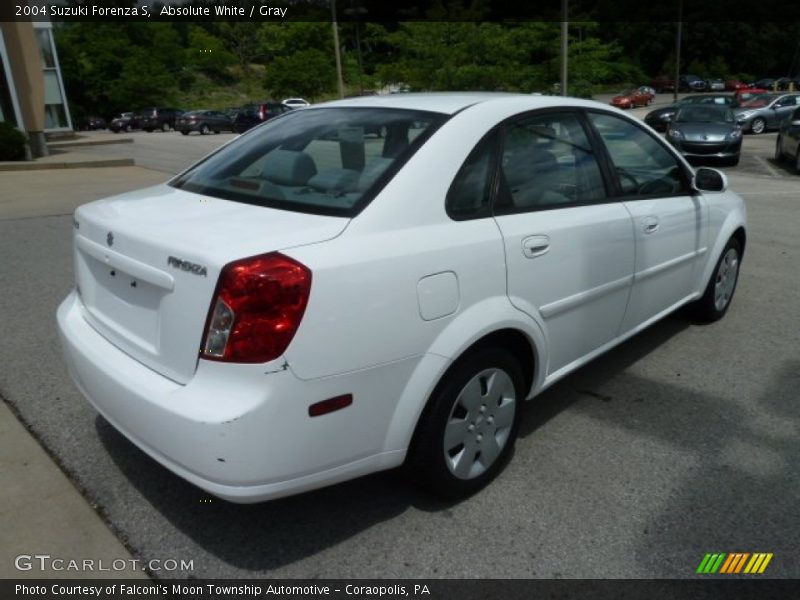 Absolute White / Gray 2004 Suzuki Forenza S