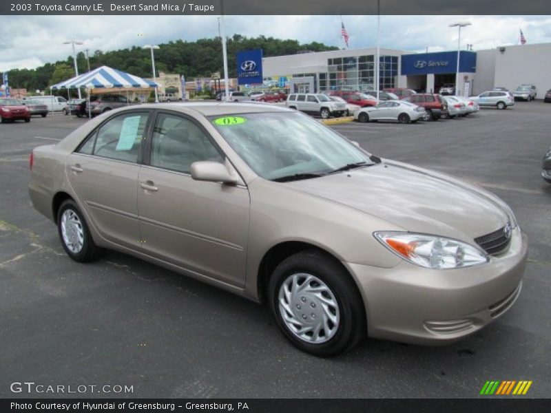 Desert Sand Mica / Taupe 2003 Toyota Camry LE