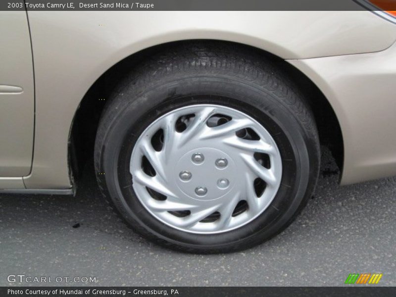 Desert Sand Mica / Taupe 2003 Toyota Camry LE