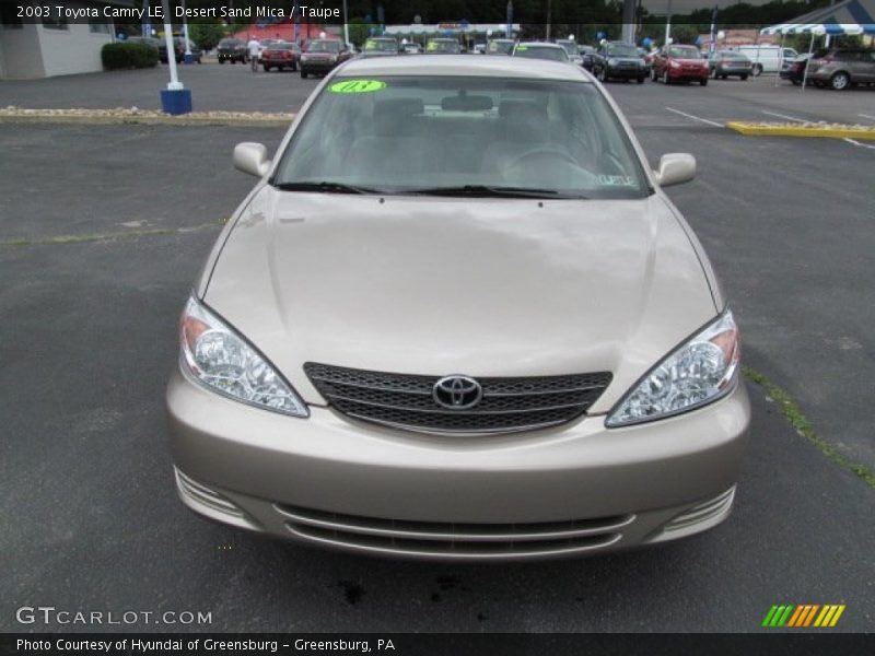 Desert Sand Mica / Taupe 2003 Toyota Camry LE