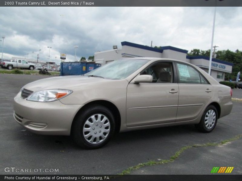 Desert Sand Mica / Taupe 2003 Toyota Camry LE