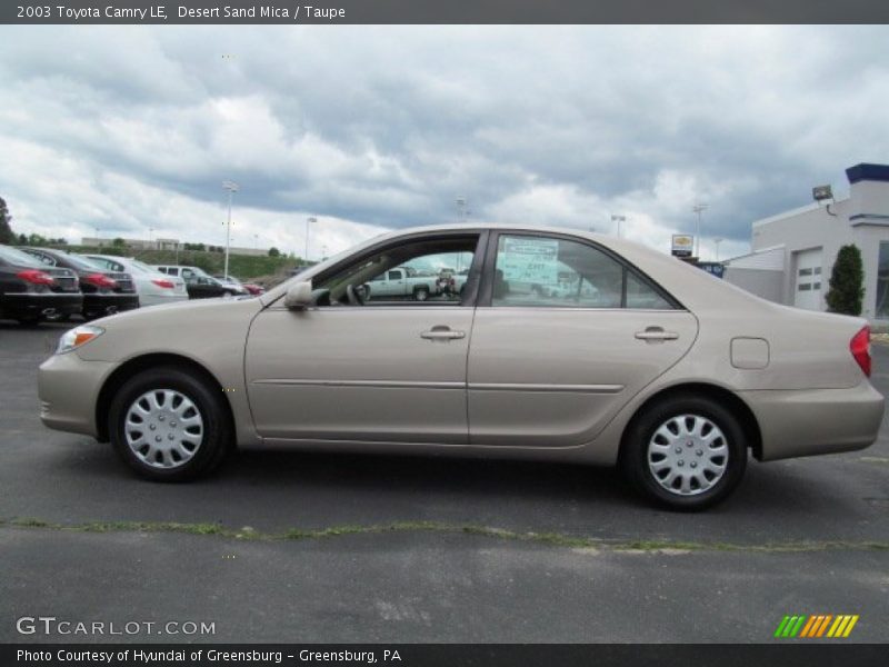 Desert Sand Mica / Taupe 2003 Toyota Camry LE