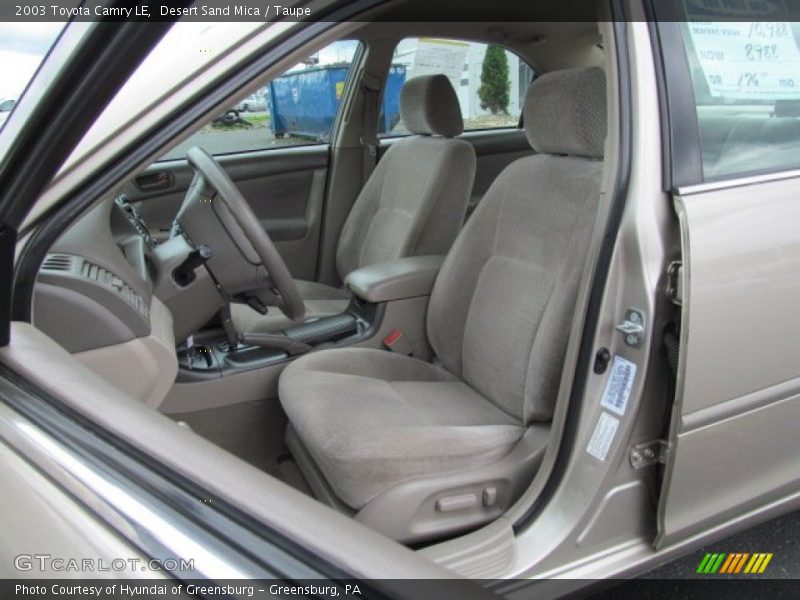 Desert Sand Mica / Taupe 2003 Toyota Camry LE